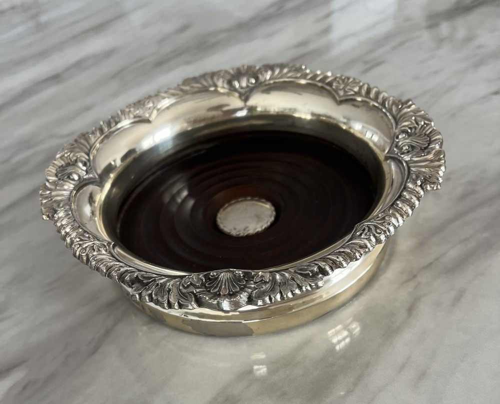 Vintage English Wine Coaster