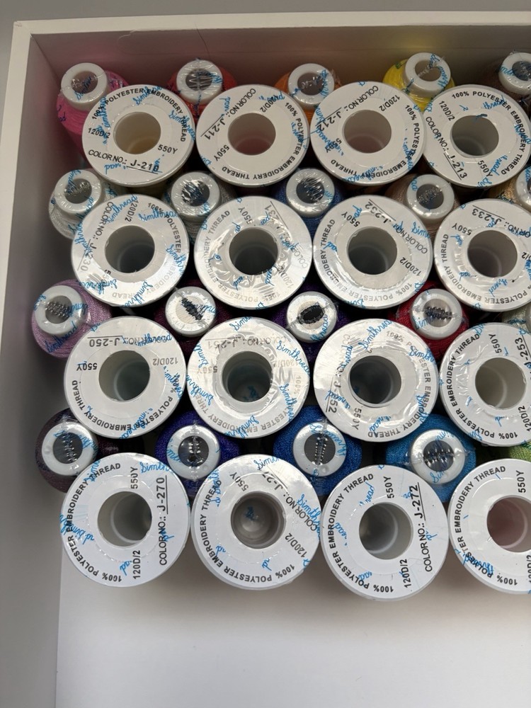 Simthread Embroidery Polyester Thread - 76 Colors NEW 550Y