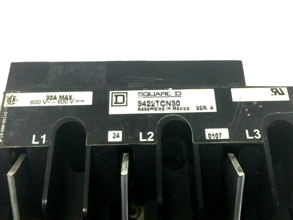 Square D 9422TCN30 Disconnect Switch