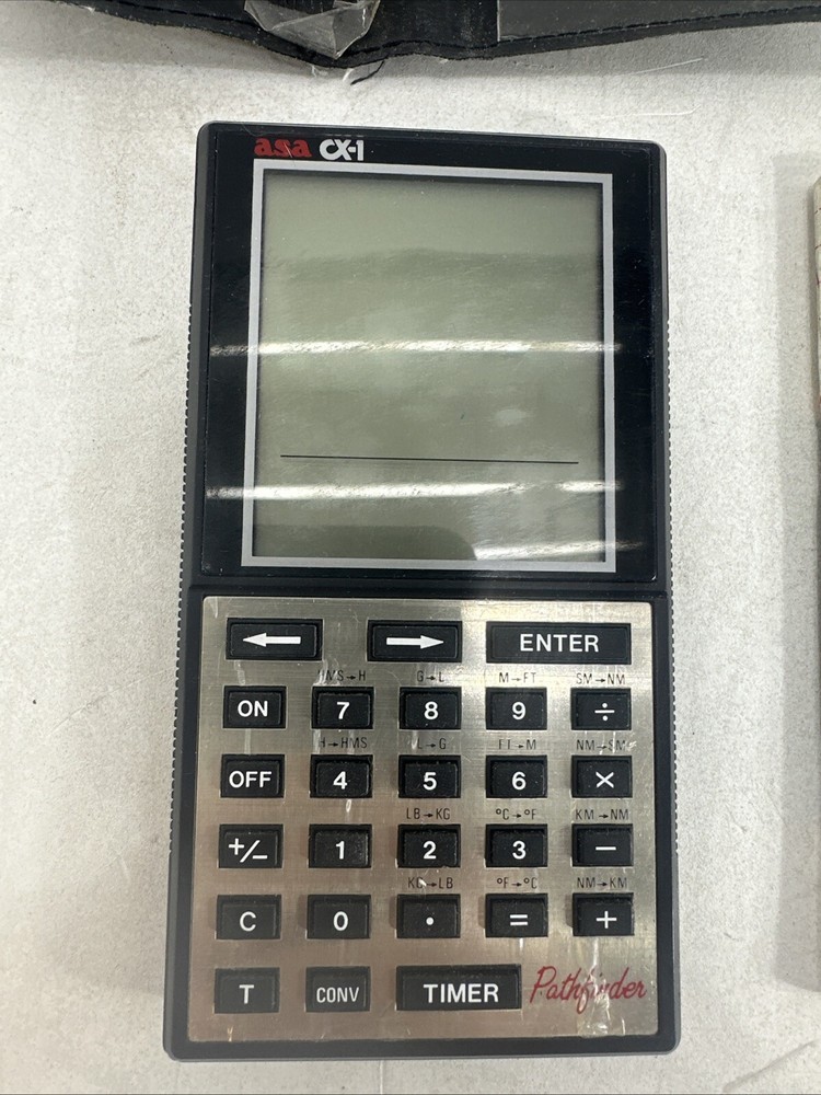 ASA CX-1 Pathfinder Flight Computer Aviation Navigation Calculator Untested