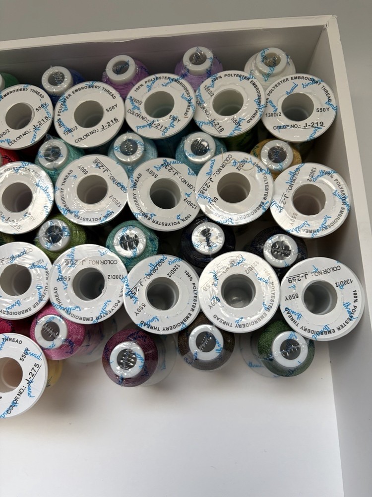 Simthread Embroidery Polyester Thread - 76 Colors NEW 550Y