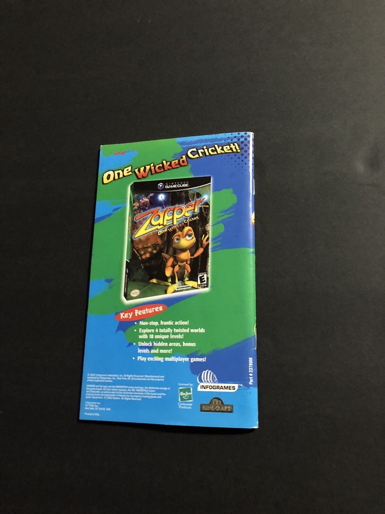 monopoly party gamecube Manual Only