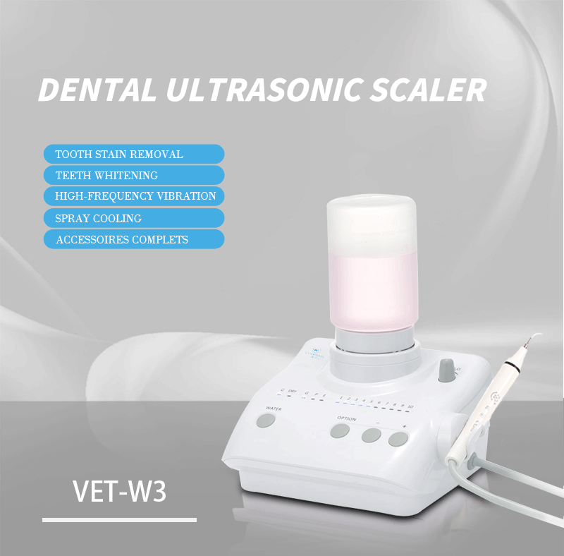 FDA Dental Scaler Ultrasonic Scaler Piezo for Cavitron EMS+Handpiece+2Bottles