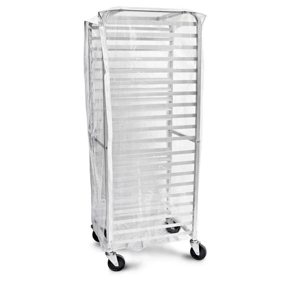 530387 Commercial-Grade Sheet Pan/Bun Pan Rack Cover, Plastic, 20-Tier, 28" L X