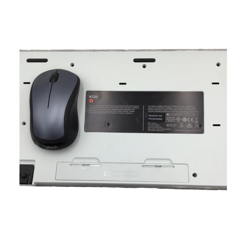 Logitech MK520 Wireless Keyboard and M310 Wireless Mouse Bundle with Dongle