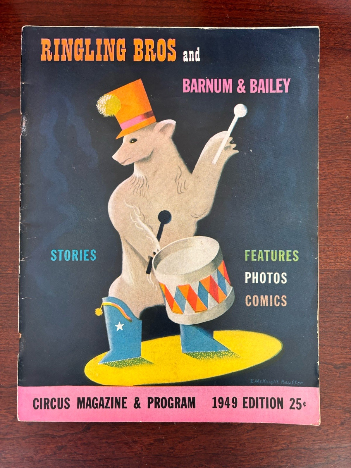 Vintage Ringling Bros Barnum Bailey Circus Programs 1942 1945 1948 1949 Lot Arno
