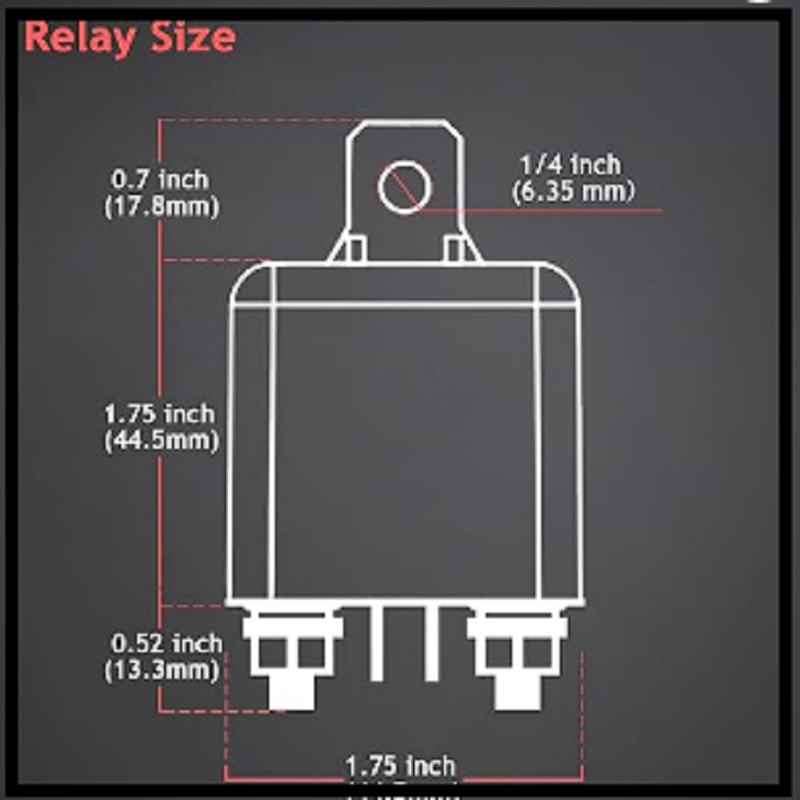 2 Pack 12v Dc 120a Starter Relay Switch Car Heavy Duty Split Charge Continuous D