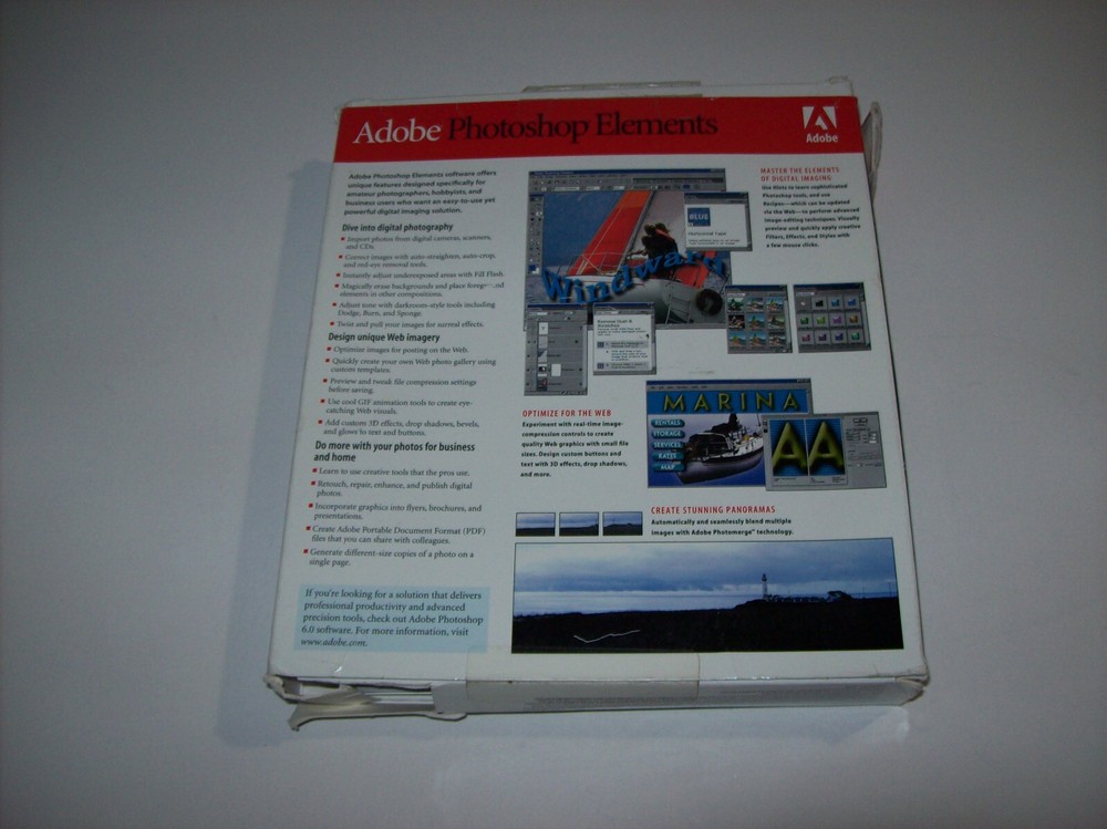 Adobe Photoshop Elements CD, +User Manual, Windows / Macintosh ver, +KEY