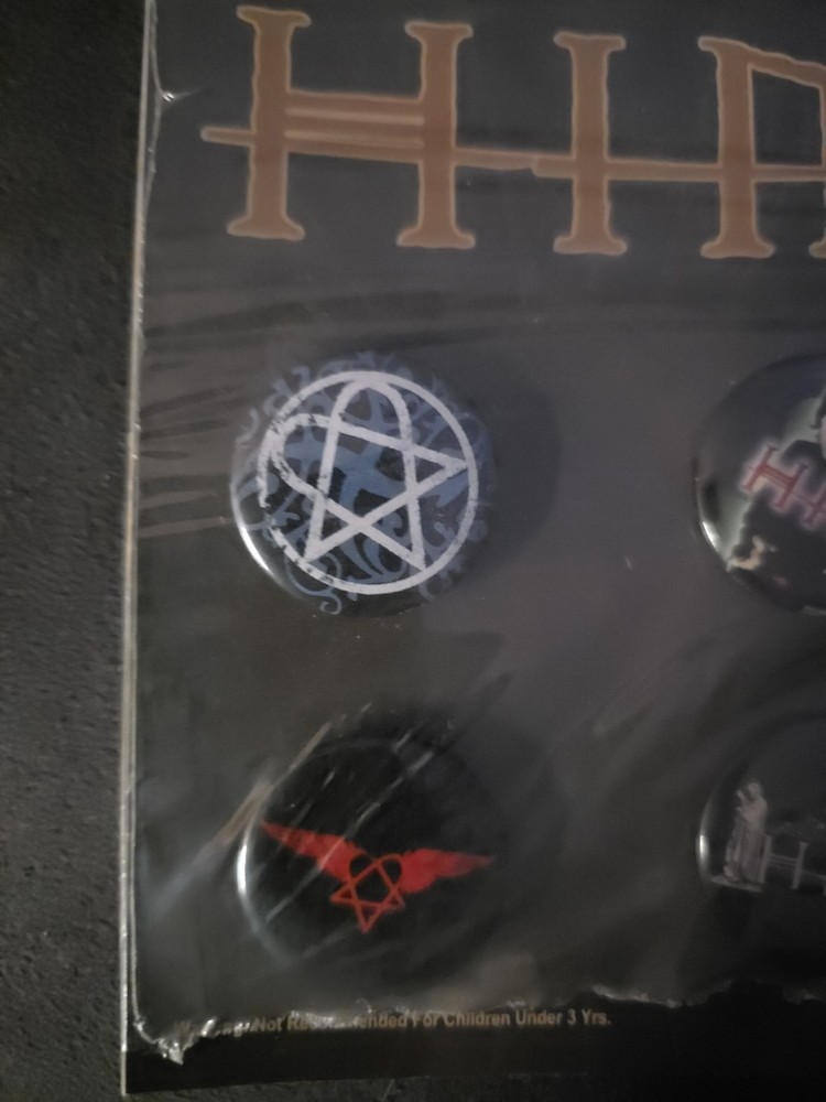 HIM Vintage 2004 Button Pack 4 Piece