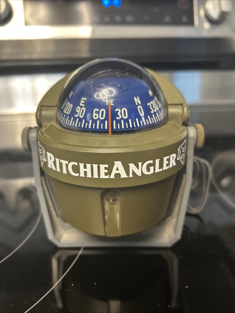 RitchieAngler Compass RA-91- Bracket Mount - Green/gray Preowned