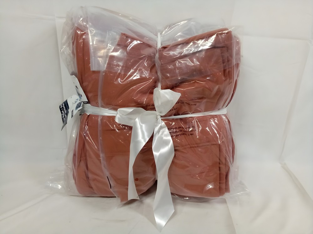 Bedsure Tufted Boho Comforter Set Queen Terracotta