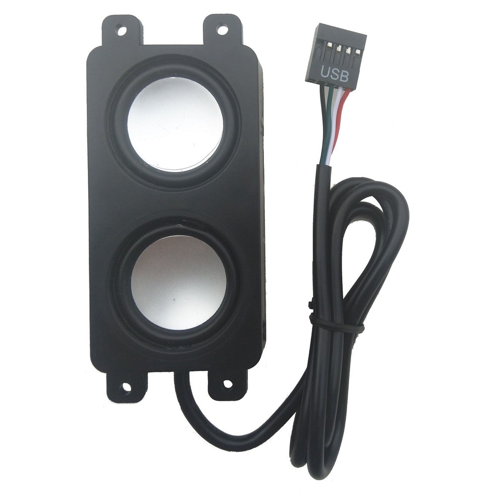 For ITX Computer Internal 9 Pin USB Mini Speaker One Cable Built-in Hidden DIY