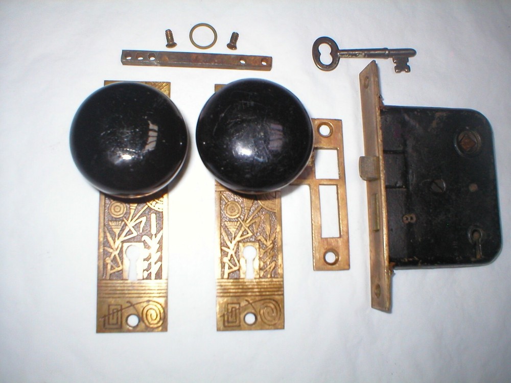 Antique Victorian Era Door Hardware