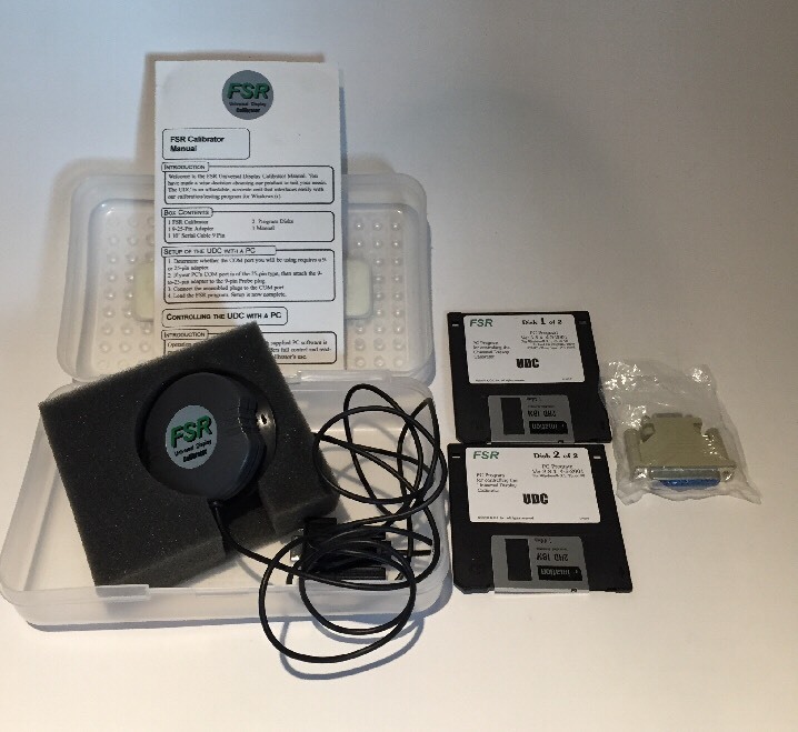 FSR Universal Display Calibrator With PC Program For Windows 3.1, 95, 98