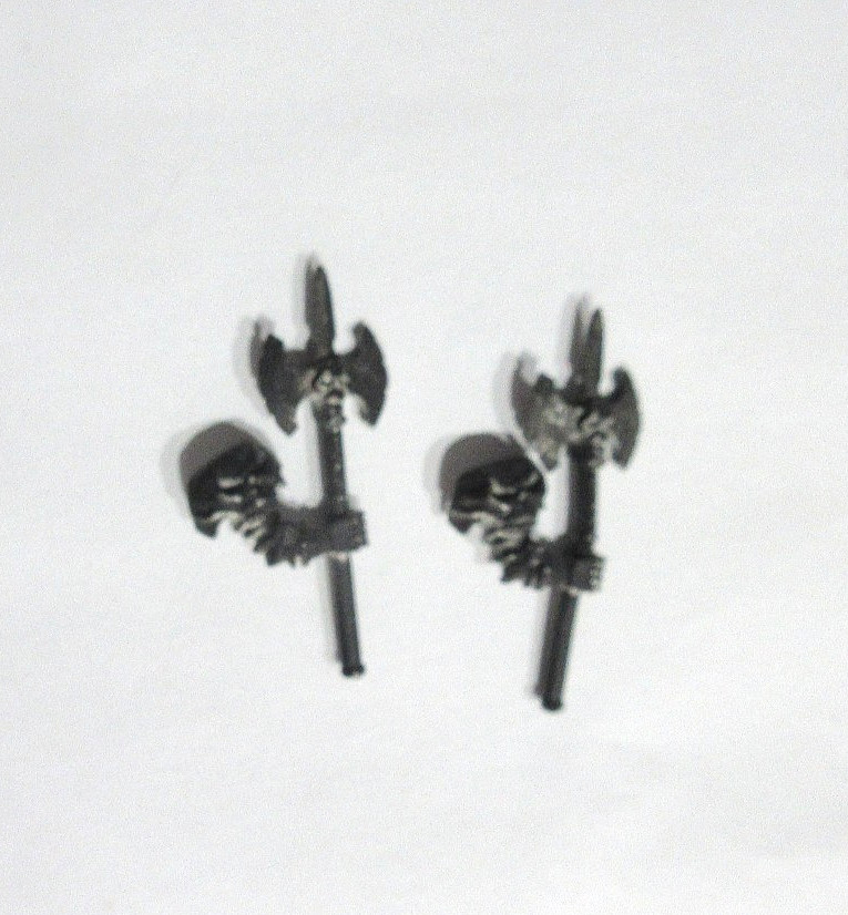 Warhammer Chaos Metal Bits Halberds (2)