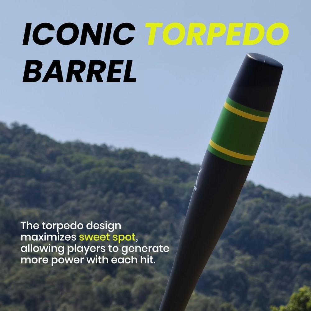 Plastic Torpedo Bat for Backyard Baeball Game - 32 in / 12 oz