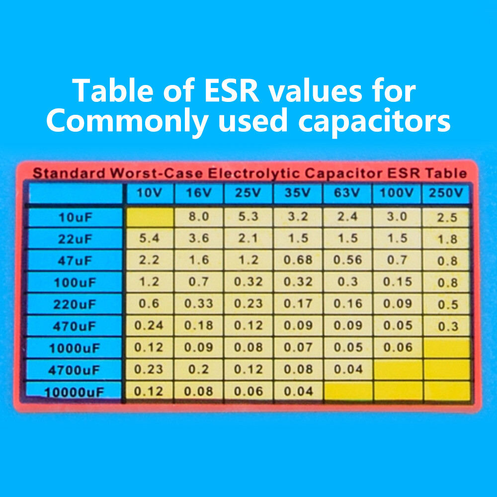 MEC-100 High-precision Capacitance Analyzer ESR Meter Digital Display Auto Rang