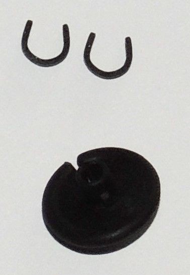 2 NEW STRING KISSER BUTTON BUTTONS With Clips  Archery Bow Bowstring Compound