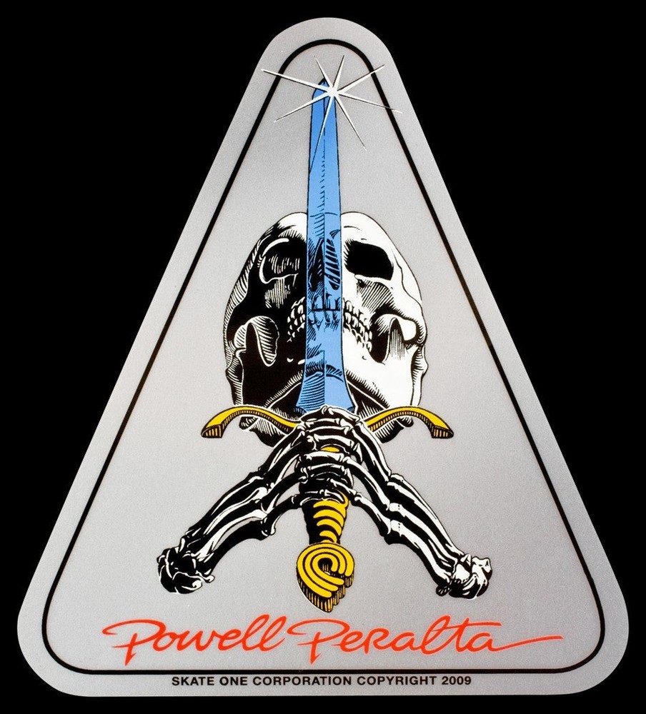 Powell-Peralta Classic Skull & Sword Sticker