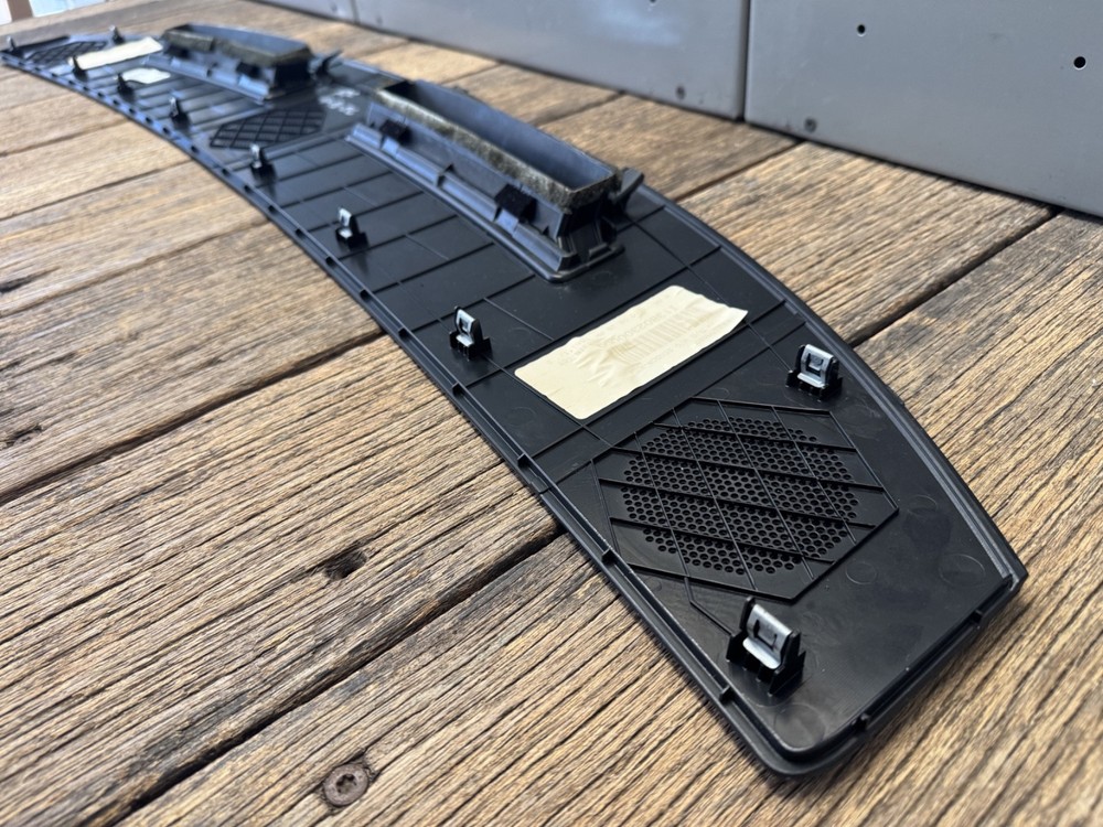 08-14 Dodge Challenger Dash Defrost Upper Trim Panel OEM Grille Dark Gray