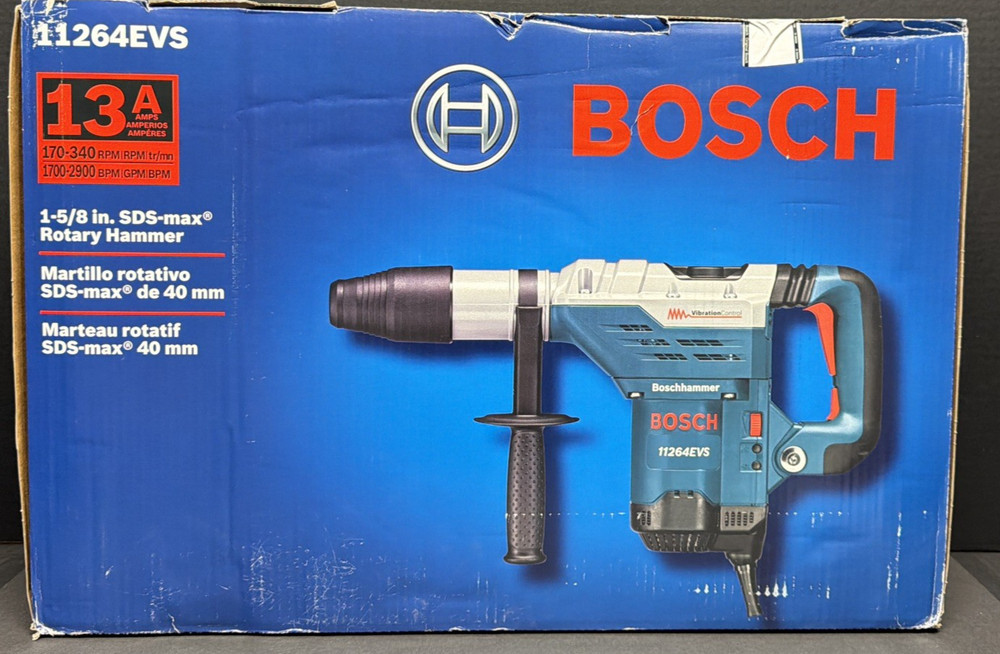 Bosch 11264EVS 1-5/8" SDS-Max Combination Hammer Variable Speed Rotary Drill
