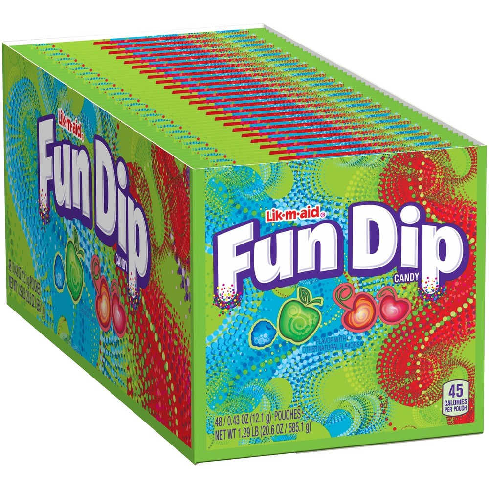 Fun Dip, Assorted Flavor Party Pack, 0.43 Ounce Packets (48 Count)