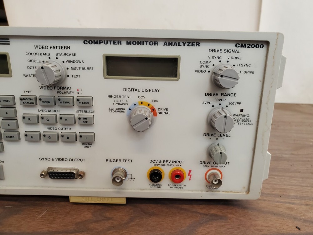 Sencore CM2000 Computer Monitor Analyzer