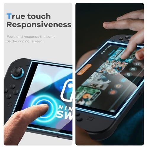 3-Pack Tempered Glass Screen Protector for Nintendo Switch 2 - 9H Hardness, Alig