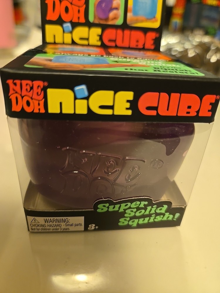 Schylling Nee Doh Nice Cube Purple Squeeze