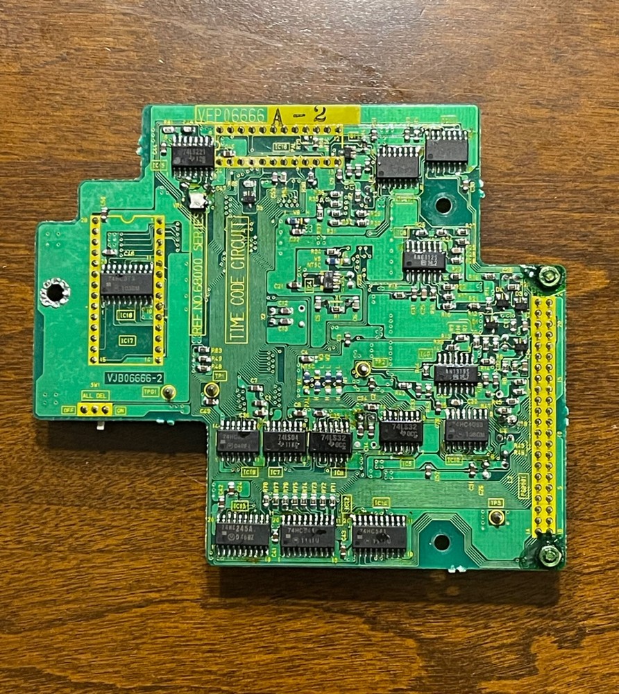 Time Code Circuit Board VEP06666 for PANASONIC AG-7750