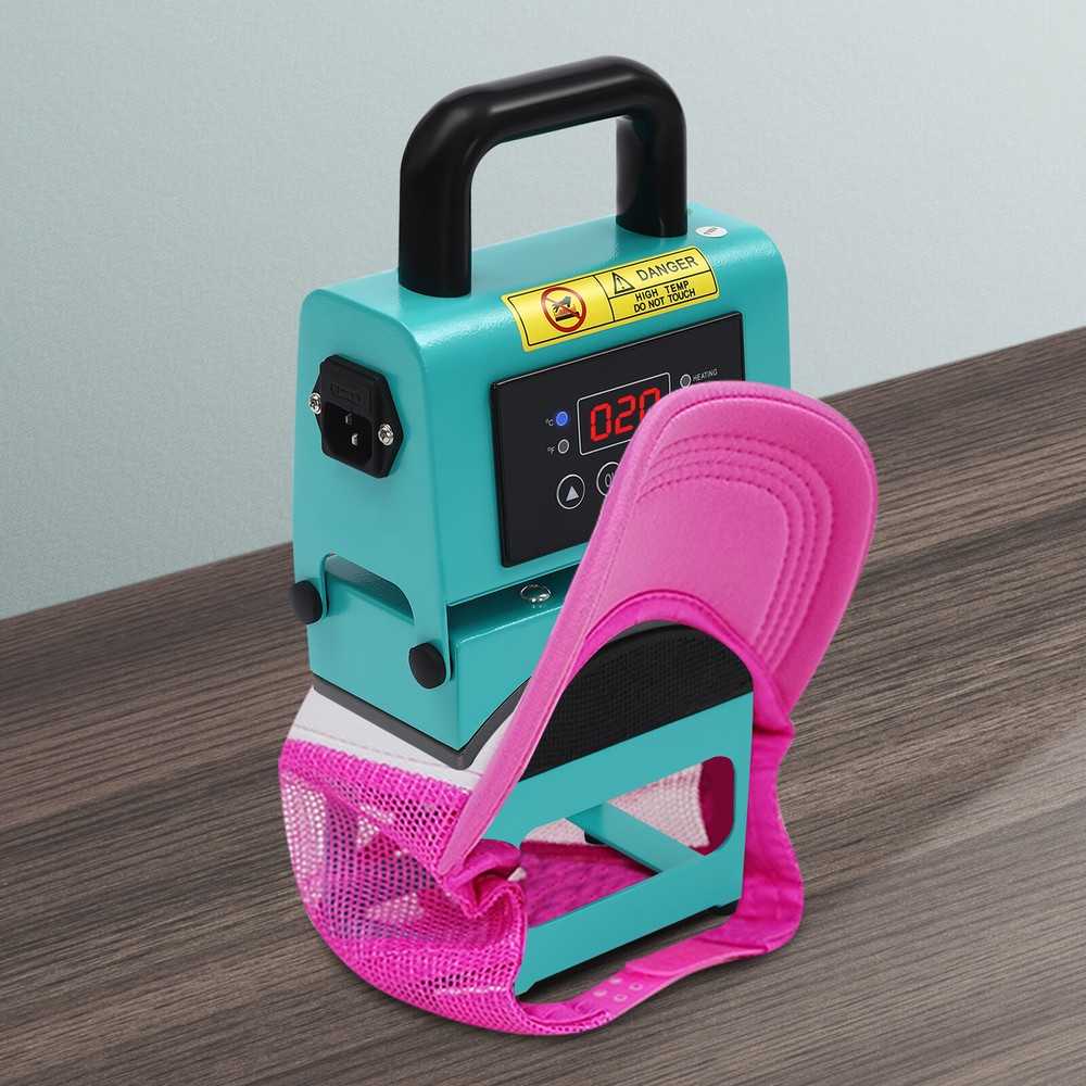 Mini Easy Hat Press Machine, Heat Press Machine for Caps, Cap Press Machine 110V