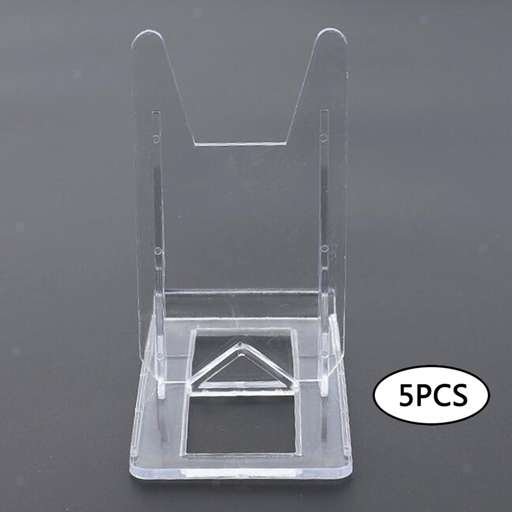 5x Adjustable Clear Display Stand Desk Table Display Stand Holder