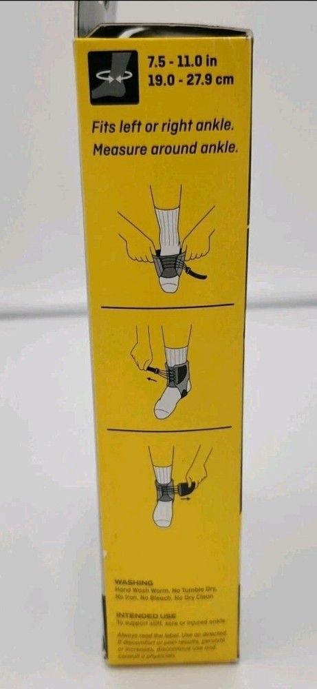 FUTURO Quick Strap Ankle Support Moderate Adjustable 7.5"-11" New