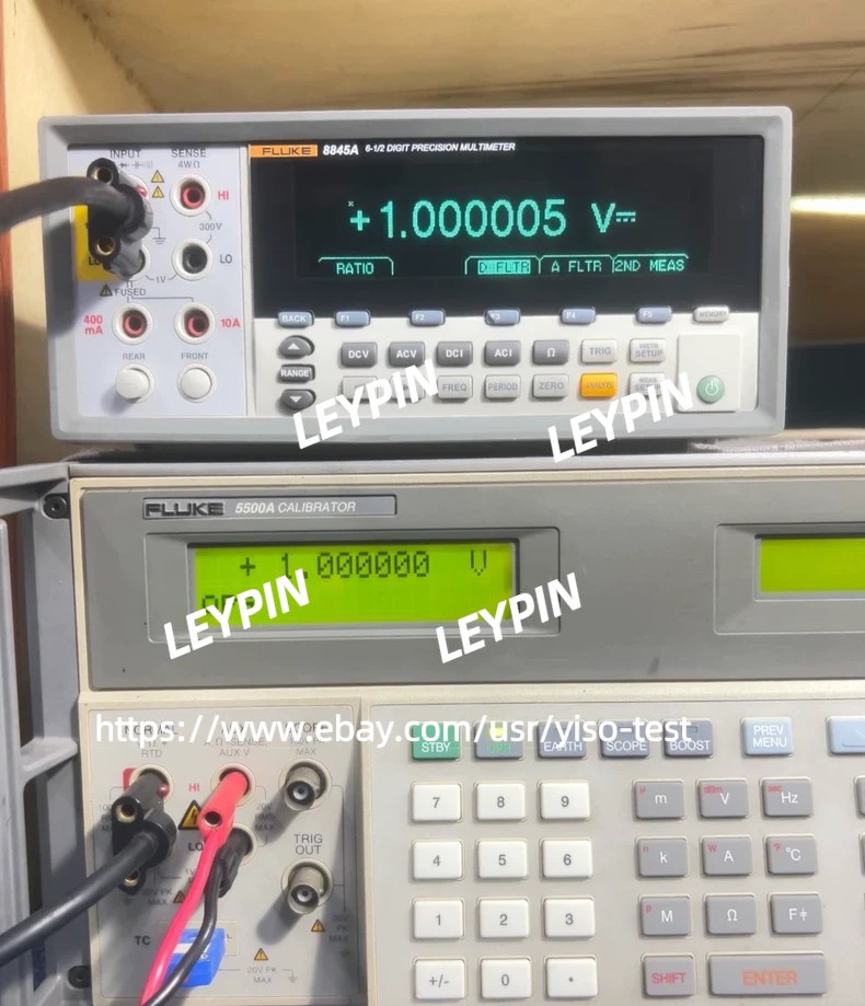 Fluke 8845A Digital Multimeter 6.5 Digit Precision Multimeter #Good function /