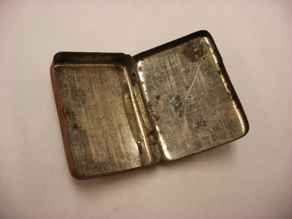 Phonograph Victrola Gramophone - Needle Tin - Shell Golden Pickup