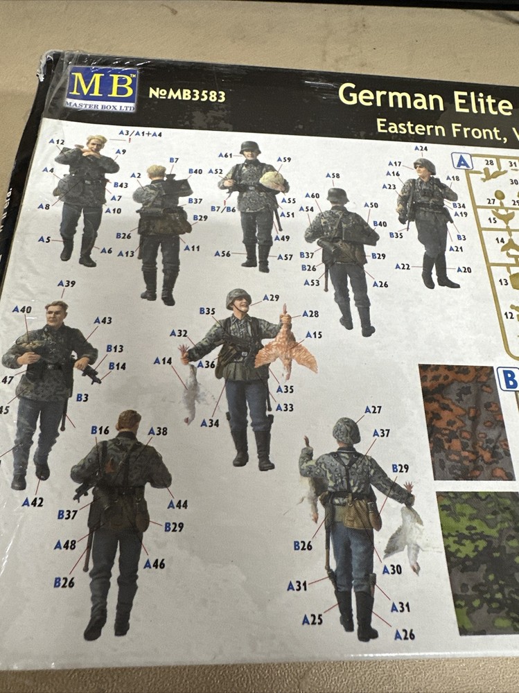 Master Box Ltd 3583 1/35 Scale German Elite Infantry Eastern Front WWII