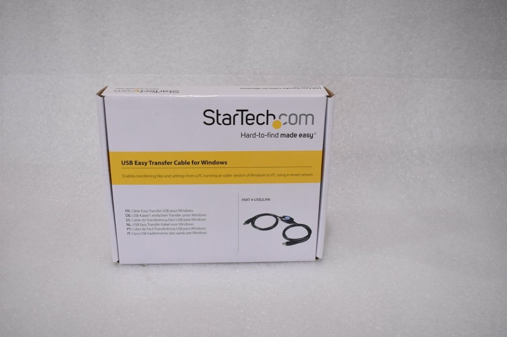 STARTECH USB2LINK USB EASY TRANSFER CABLE FOR WINDOWS 8 UPGRADE