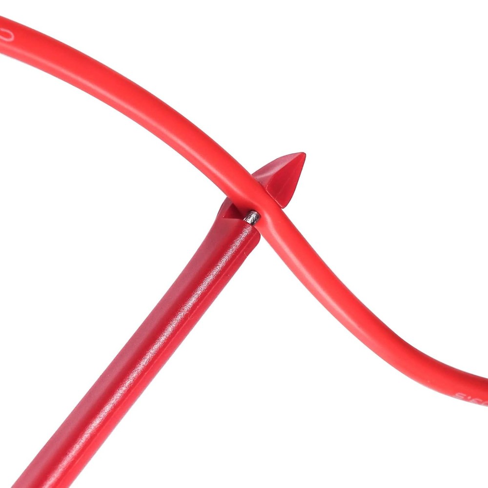2PCS Reverse Puncture Probe Wire-Piercing Automotive Multimeter Red, Black