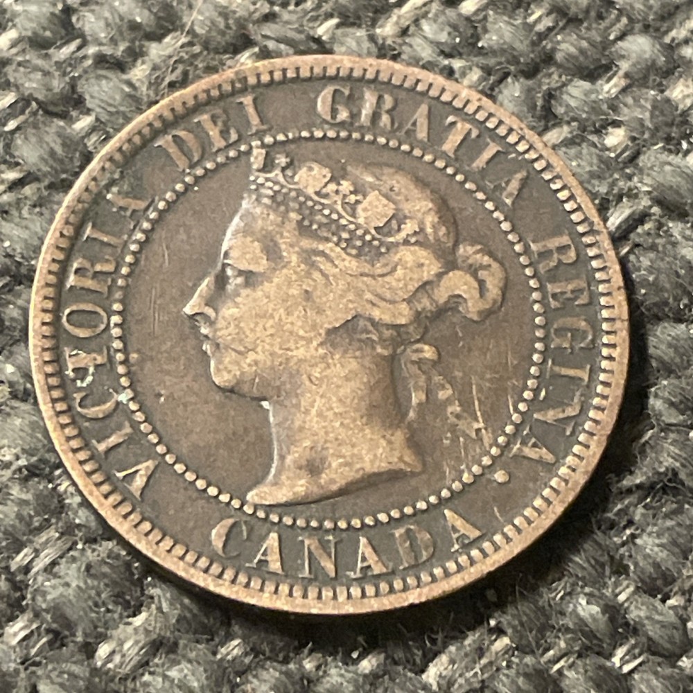 1888 Canada Large Cent Coin.