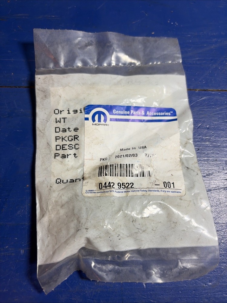 Hex Head Bolt, Automatic Transmission OEM Mopar 4429522 04429522