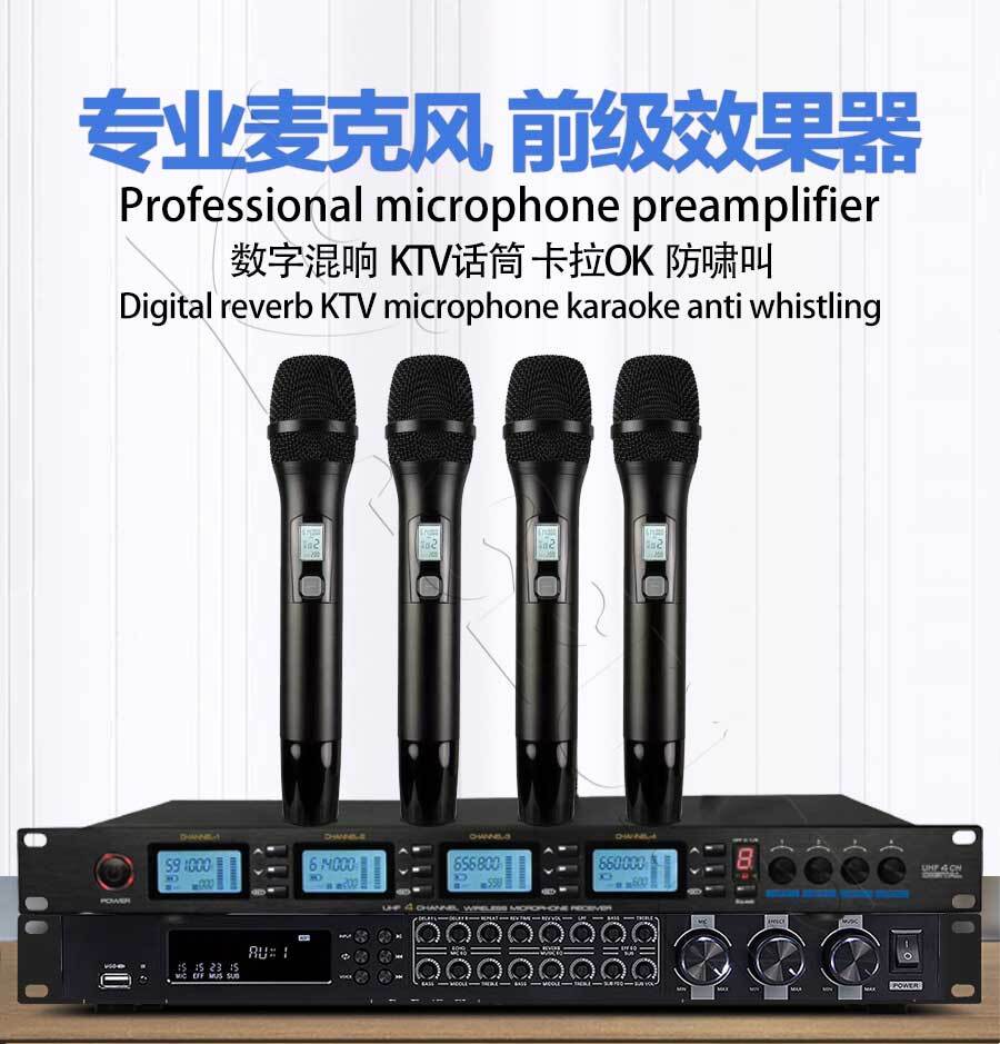 Professional Microphone Multifunctional Prea Digital Microphone KTV Karaoke