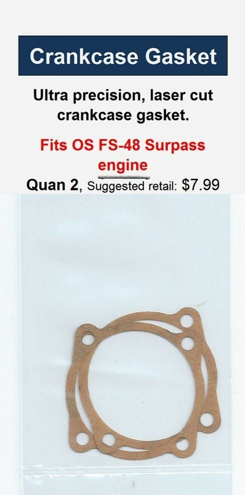OS FS-48 Surpass Crankcase Gasket 2 Pack-NIP