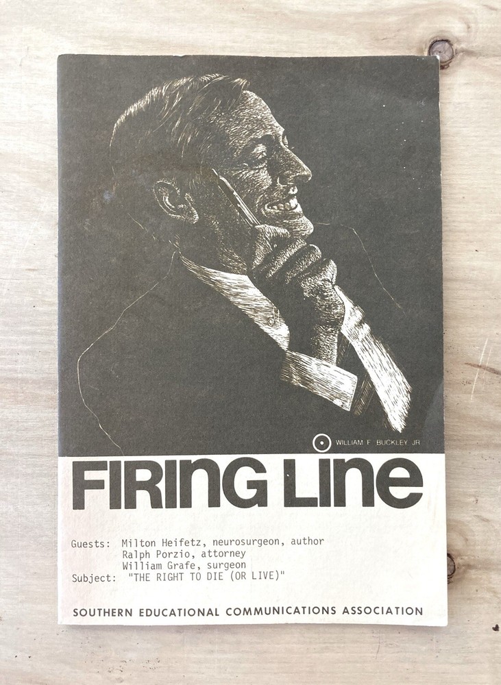 Firing Line Playbook Script Transcript by Warren Steibel 1975 Booklet