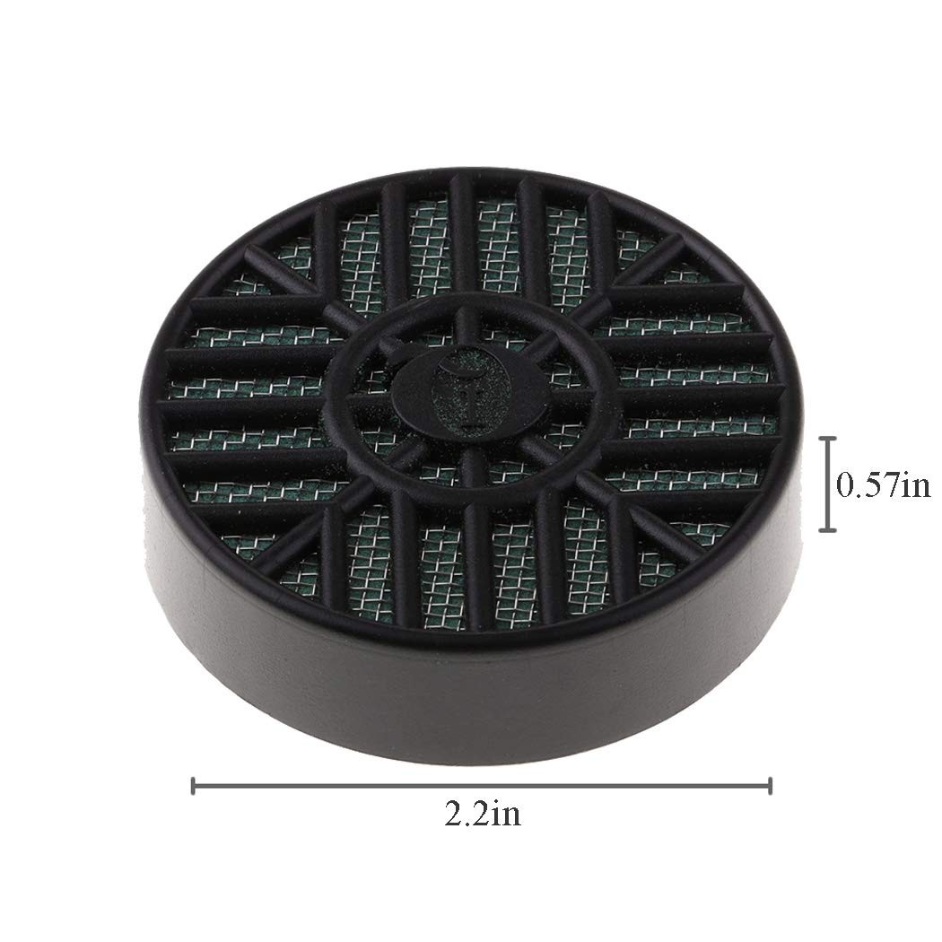 Black Round Cigar Humidifier 1 Count (Pack of 1),