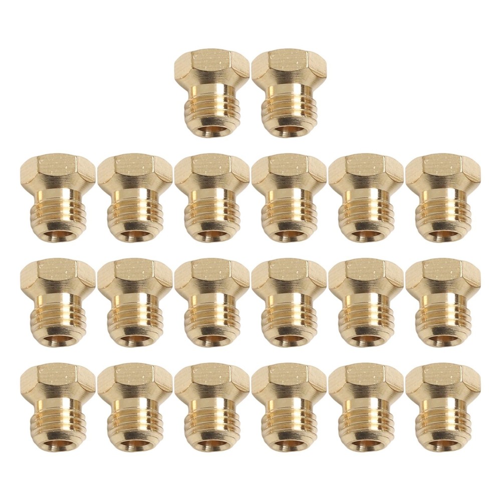 Propane Grill Conversion Kit with 20pcs Copper Nozzles for Easy Switching