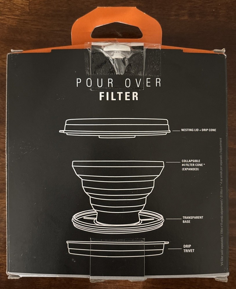 GSI Outdoors Pour-Over Java Drip Travel Coffee Maker Collapsible Ultralight