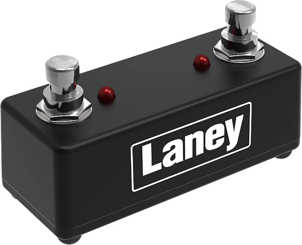 FS2-MINI Dual Switch Mini Pedal Led Status Lights Removable Lead, Black