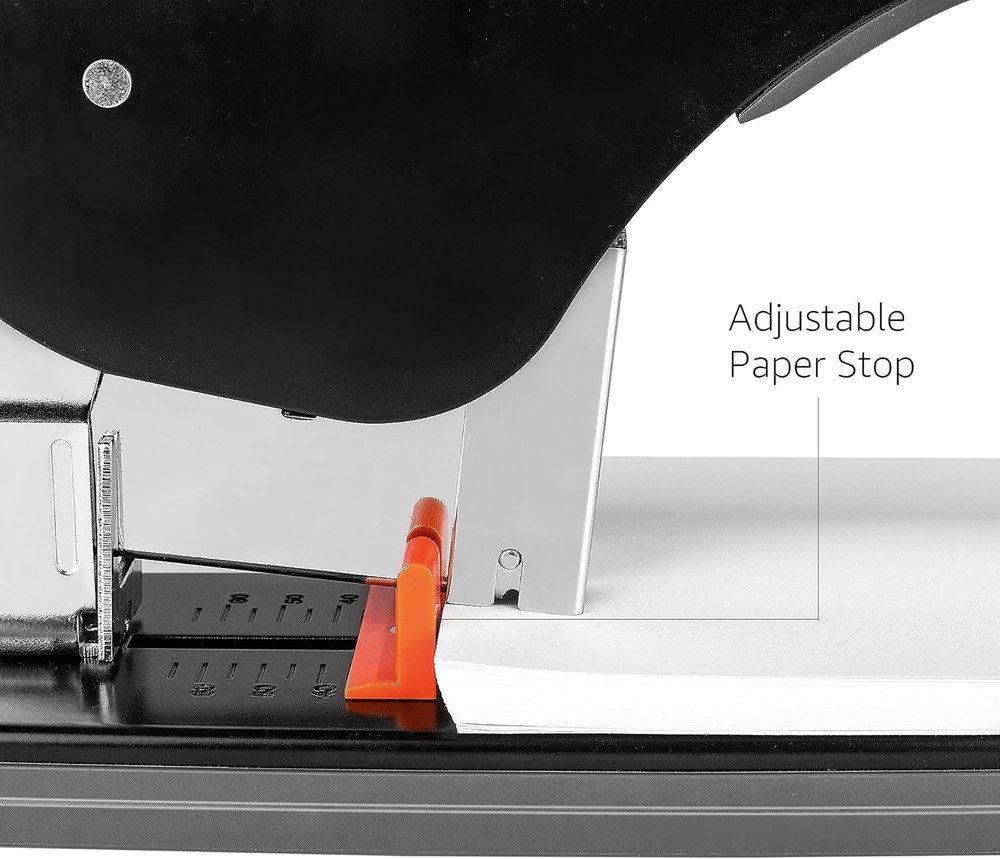 Amazon Basics Effortless Heavy Duty Stapler, 210 Sheets High Capacity,