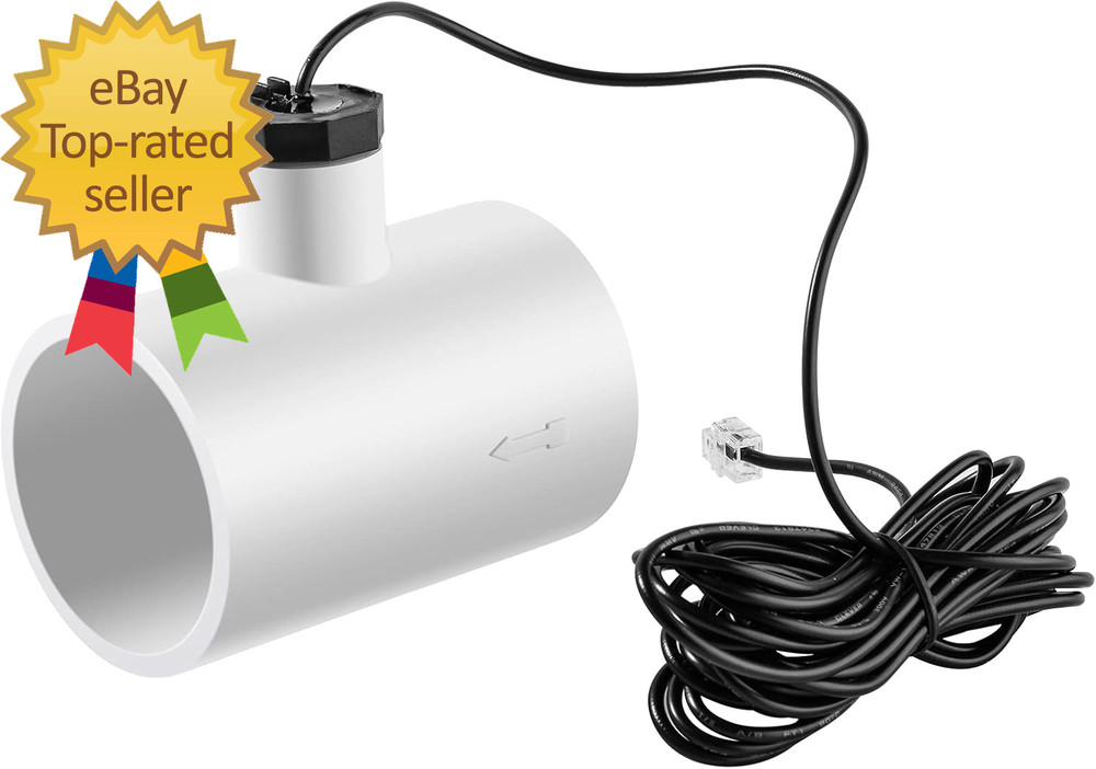 Flow Switch Flow Sensor with Tee for Hayward Salt System Compatible with Hayward