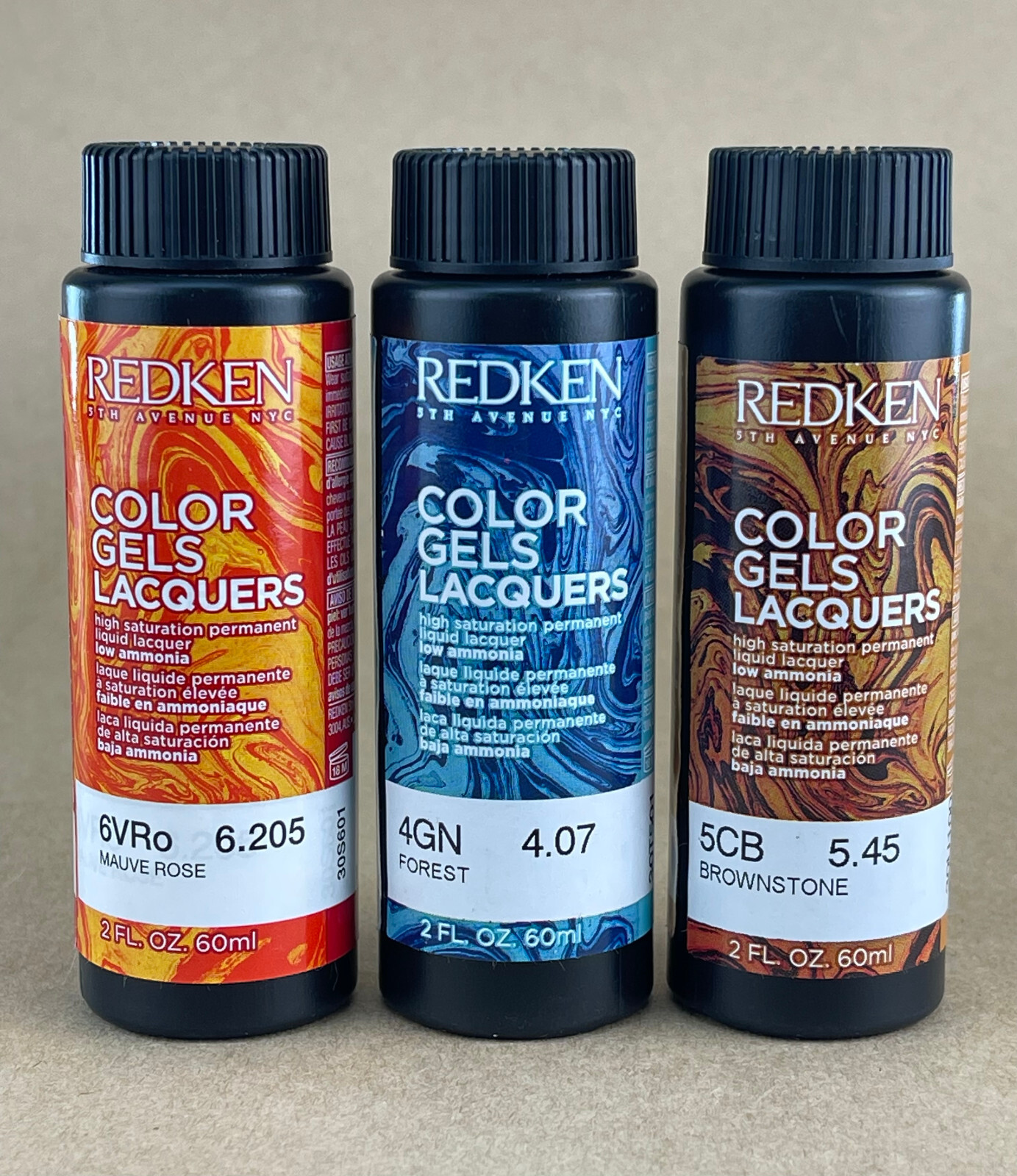 Redken Color Gels Lacquers Permanent Liquid Color For Hair Color 2 oz